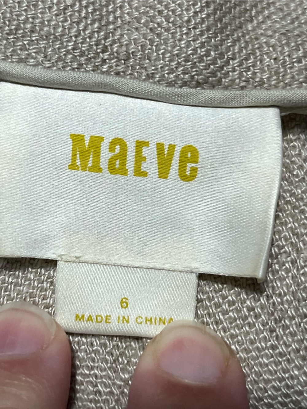 Maeve "Hatch Mark" Pleated Linen Skirt | Anthropologie | Size 6 | Embroidered - Picture 3 of 8